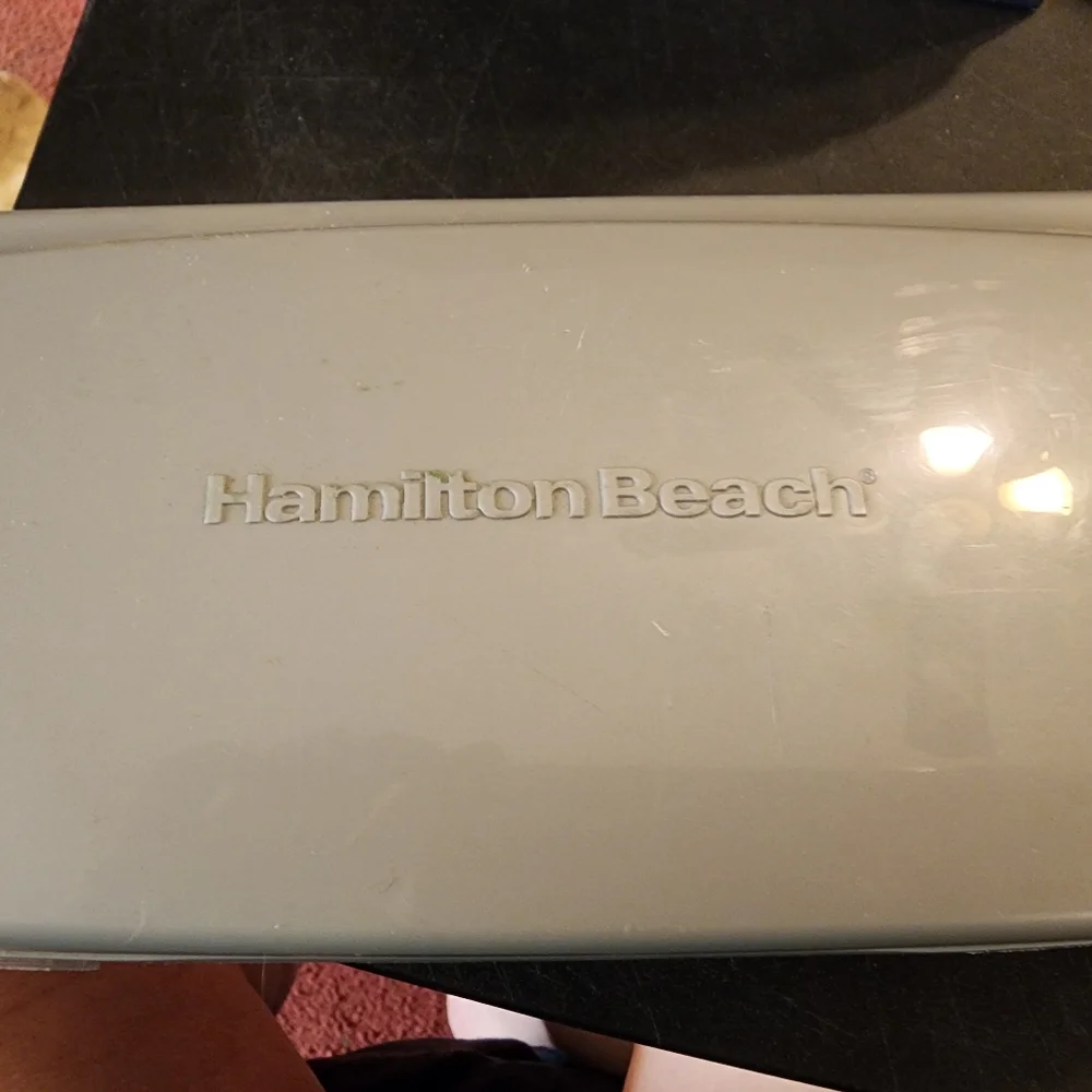 Hamilton Beach Electric Knife Set, Electric Carving Knife & Fork w/case, Gray